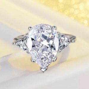 5ct Pear Cut Ring